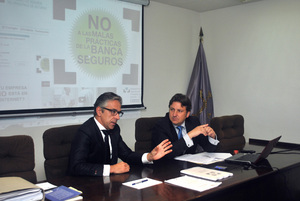 Campaña Defensa Derechos Asegurados - Rueda de prensa en el Colegio de Mediadores de Seguros de Asturias
