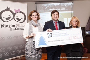 Brindis solidario Colegio de Mediadores de seguros de Asturias 2015