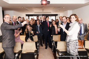 Brindis solidario Colegio de Mediadores de seguros de Asturias 2015