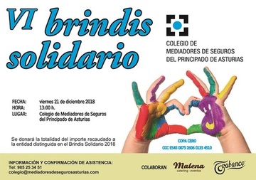Brindis Solidario 2018 a favor de ASPACE - Asturias