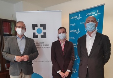 El Colegio de Mediadores de Seguros de Asturias y Sanitas renuevan su acuerdo de colaboración 