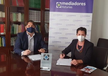 Mediadores Asturias y AXA trabajarán conjuntamente para impulsar el desarrollo profesional de la mediación