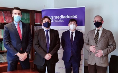 El Colegio de Mediadores de Seguros de Asturias y Salus firman un convenio de colaboración