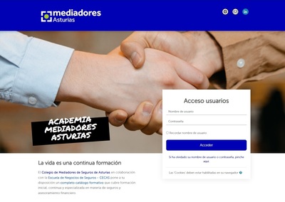 Nace la plataforma de formación online  Academia Mediadores Asturias