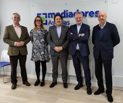 Mediadores Asturias recibe la visita del nuevo director general Territorial Noroeste de MAPFRE