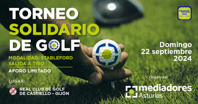 Abiertas las inscripciones para participar en el  Torneo Solidario de Golf – Mediadores 2024