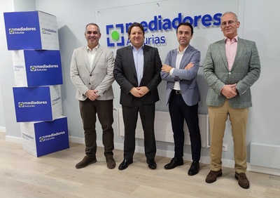 Mediadores Asturias recibe al nuevo delegado Territorial Zona Norte de onLygal Seguros, Pablo Orge