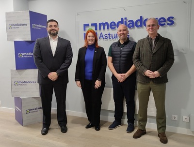 Mediadores Asturias refuerza su red de apoyos con el patrocinio de Asturglass