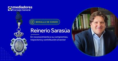 Reinerio Sarasúa, Medalla de Honor del Consejo General de Colegios de Mediadores de Seguros de España